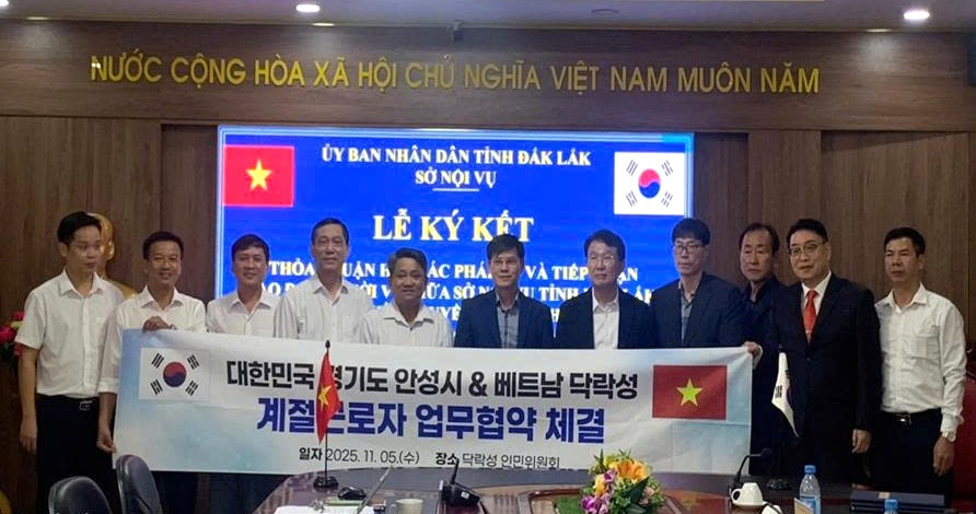 Đắk Lắk mở rộng hợp tác quốc tế trong lĩnh vực lao động thời vụ với các địa phương Hàn Quốc